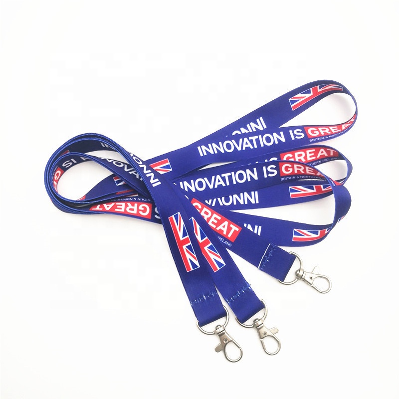 Factory Price Promotional Personalized Polyester Fashion Sublimation Printed Lanyard With Logo Custom