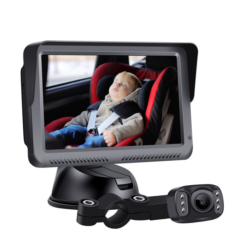4,3 ''AHD автомобильный монитор с креплением, камера, мониторы, радионяня, 1080p видео, беспроводная детская температура