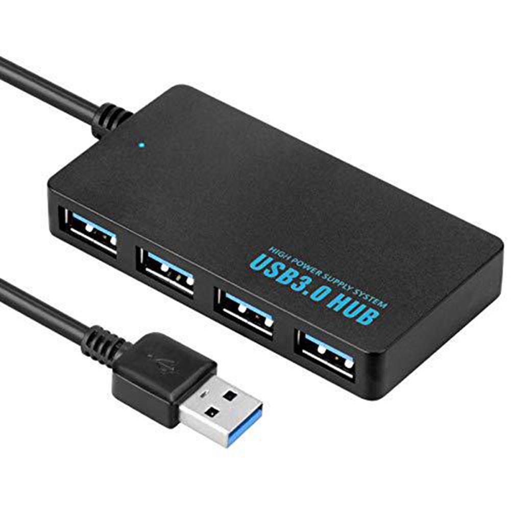Док-станция USB 3,0 высокоскоростной внешний 4 порта USB-A адаптер-Разветвитель USB расширитель Компьютерные аксессуары для MacBook PS3 Xbox ноутбук