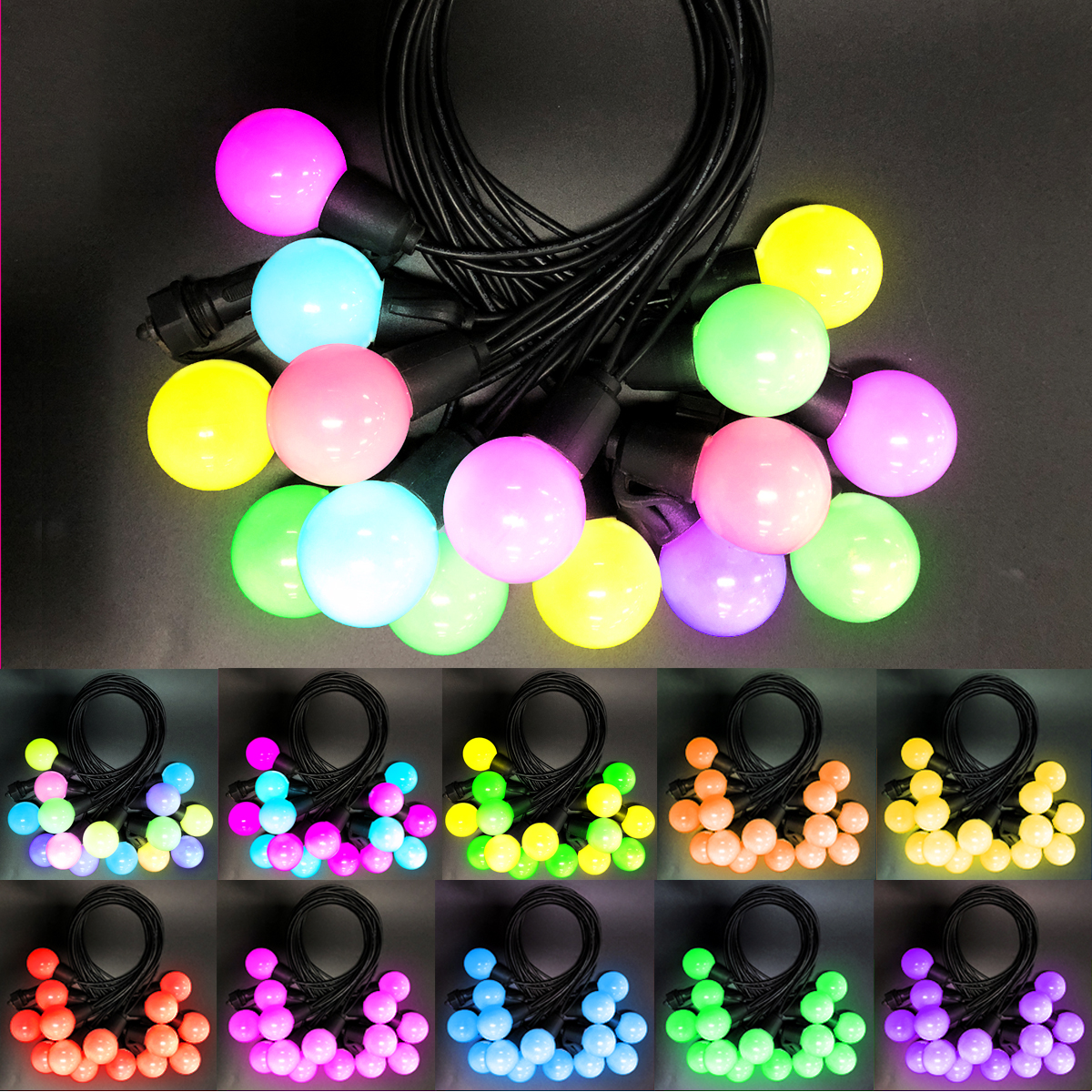 LED atmosphere lamp Fast delivery multicolored christmas decoration lights led string lights for holiday decoration