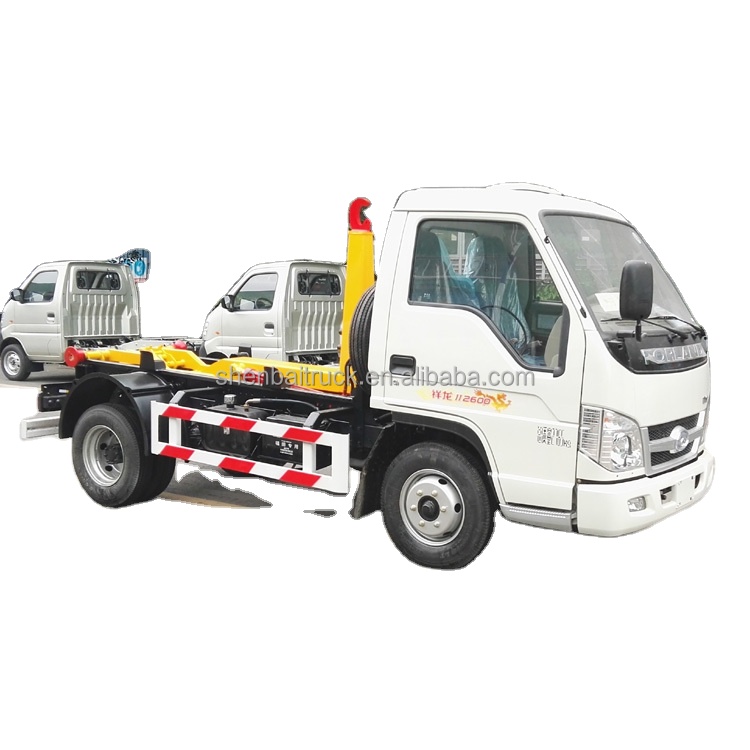 China 4x2 New Energy garbage truck with low price Hook Lift Garbage Electric Trucks for Municipal Sanitation