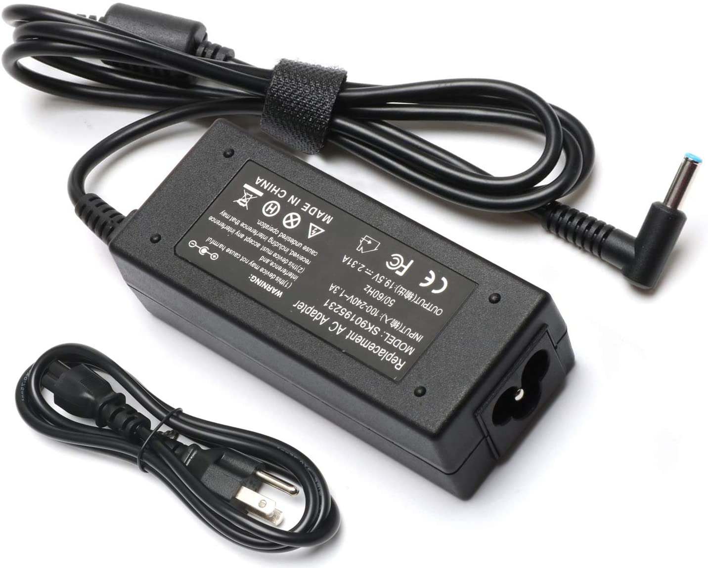 45w 19.5v 2.31a Power Supply Charger Ac Adapter With Blue Tip For Hp Pavilion