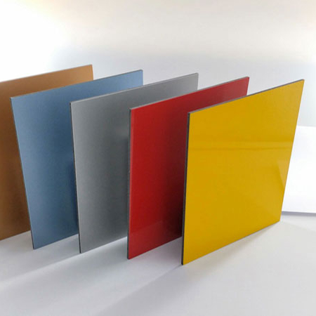 Two Colors Plastic Abs Sheet For Sign Materials For Lasering Engrave Aluminum composite panel alucobond ACP