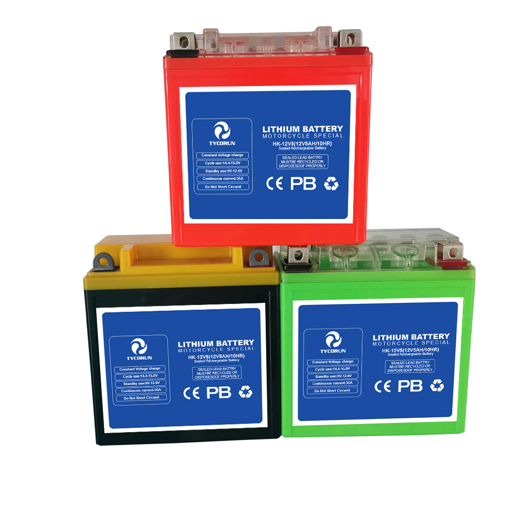 Tycorun OEM пусковая мощность литиевая батарея 12В 5ач 7ач 9ач 12Ач 14ач Lifepo4 батарея мотоцикла