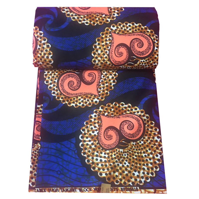 Ankara Africa printed batik fabric real wax 100% polyester