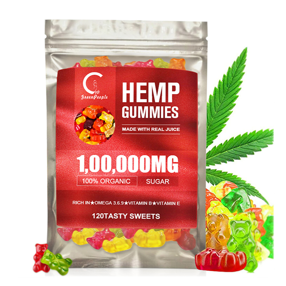 Free Drop Shipping Hemp Gummies Wholesale Bear Gummy Candy Edibles Hemp Gummies 60pcs
