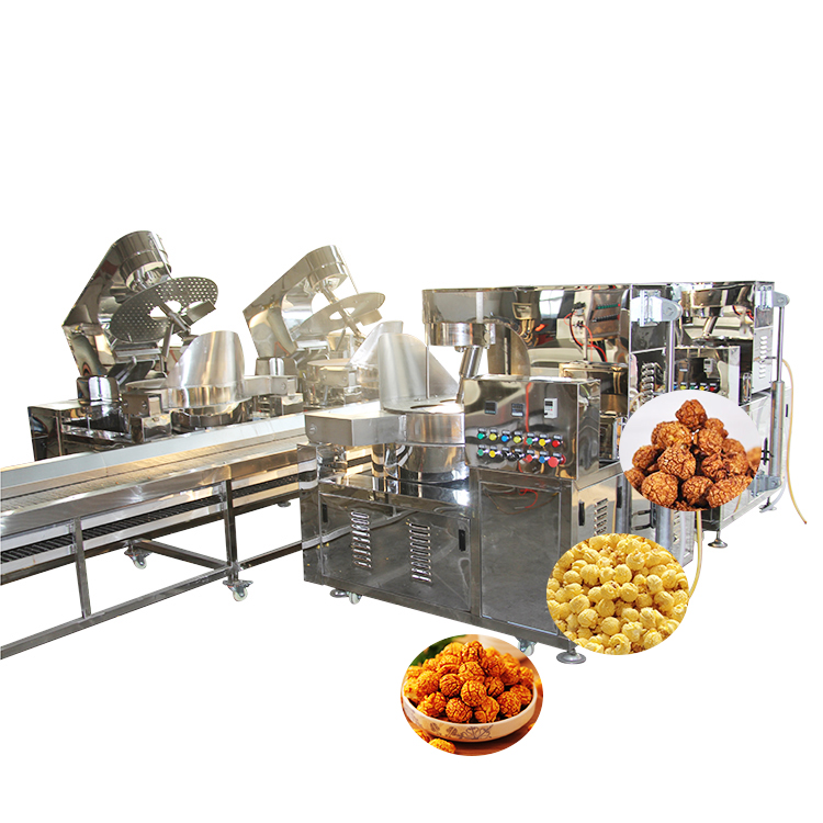 SS popcorn machine popers machine de popcorn with butter melting container