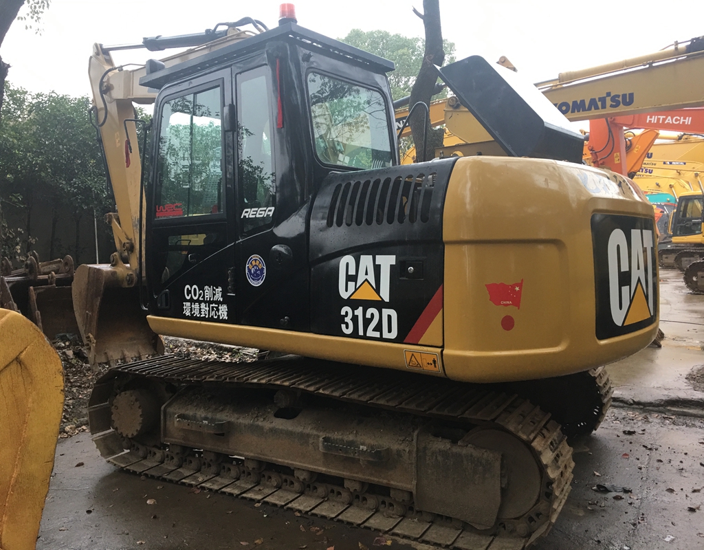 Низкая цена, гидравлический гусеничный экскаватор cat 312D из Японии, в наличии, горячая распродажа