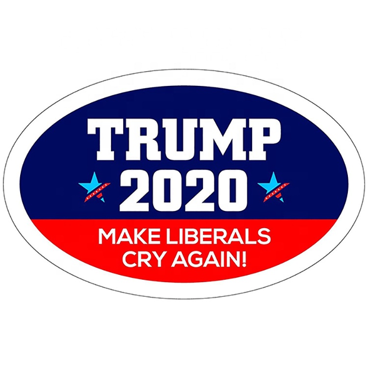 2020 Trump fridge magnet car sticker custom vinyl car sticker