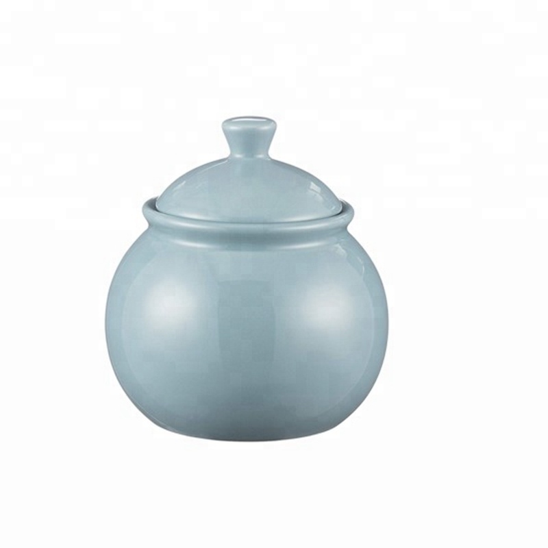 DSX Ceramic Hot sales ceramic mason shape sugar bowl