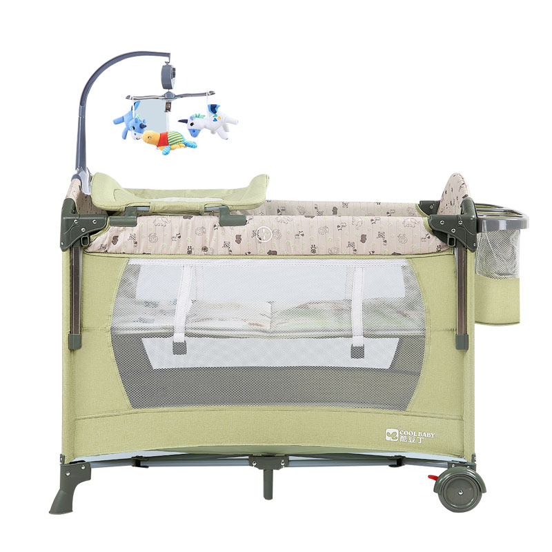 Coolbaby кроватка Европейская многофункциональная складная кроватка портативная детская кровать забор кровать игра кровать