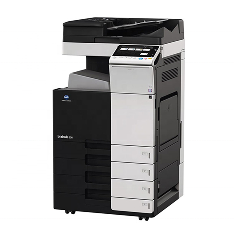 Б/Вт фотокопировальная машина для продажи сейчас для Konica Minolta Bizhub 308 копировальный принтер сканер фотокопировальная машина