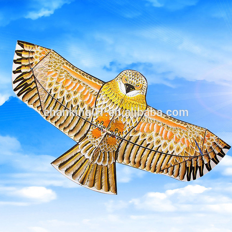 Flying Bird Kites Flat Eagle Kite Windsock Outdoor Toys Garden Cloth Toys L0025/1/1