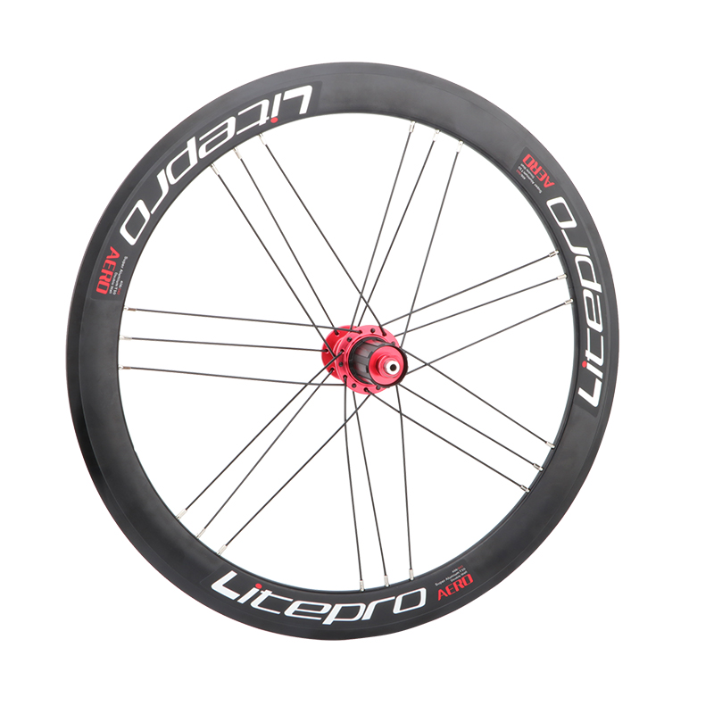 Litepro 20 inch bicycle wheel set 8/9/10/10/11 speed 4 Bearing Double Wall 406/451 V brake folding wheel set