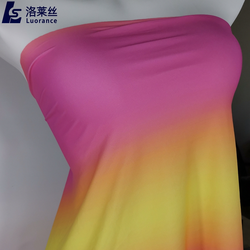 High quality 220gsm nylon lycra fabric spandex swimwear bikini fabric