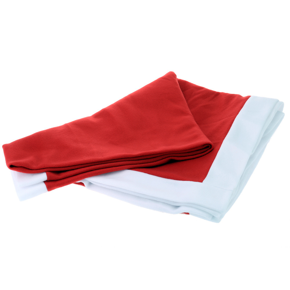 Red non-woven Christmas Chair Cover Tablecloth soft non-woven christmas belt chair sashes