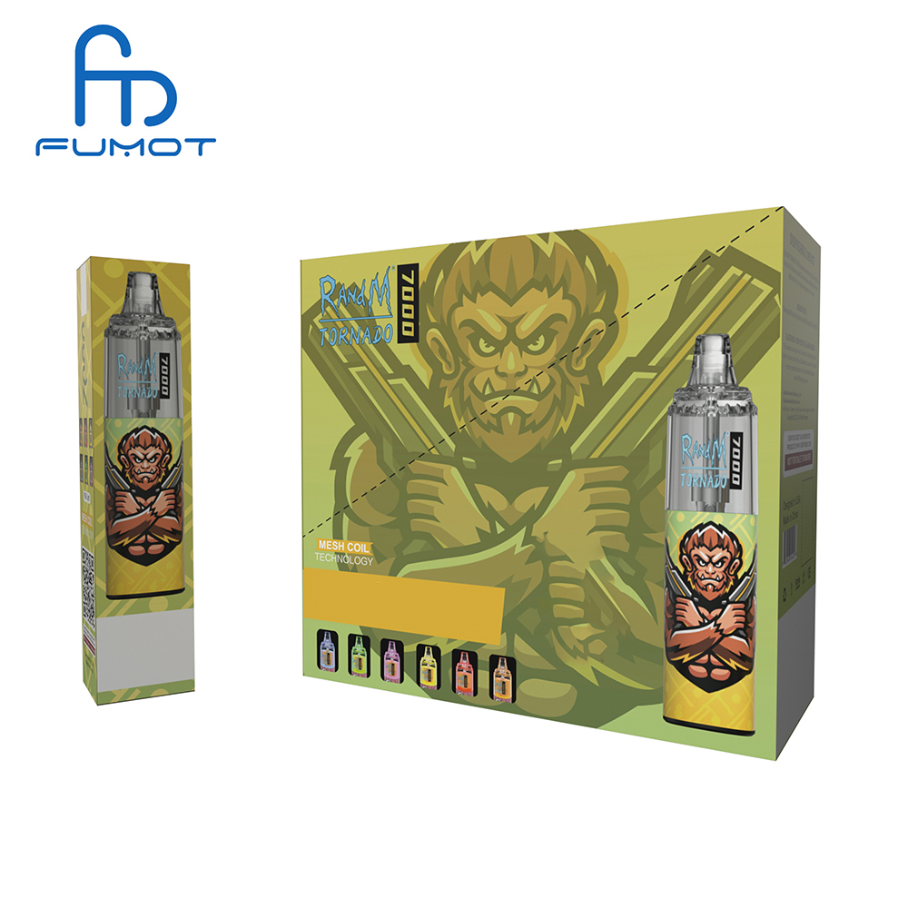 2021 New Hot Selling RandM Tornado 7000 Box Package R and M Dazzle 5000 Gift OEM BOX