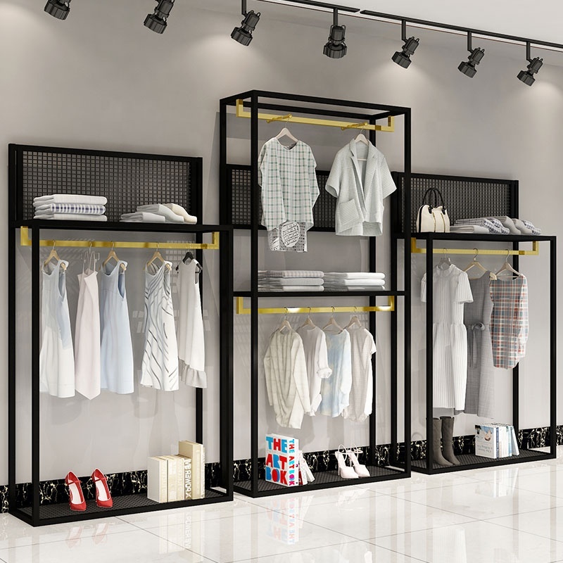 Clothing Display Funiture, Clothing Shop Equipment Guangzhou, Clothing Showroom Rack