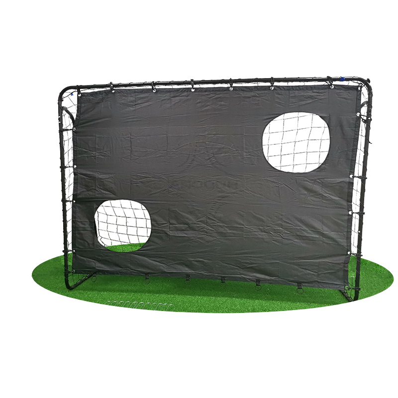 New 213x153x76cm Professional Target Shot Team Training metal detachable portable soccer goal for sale