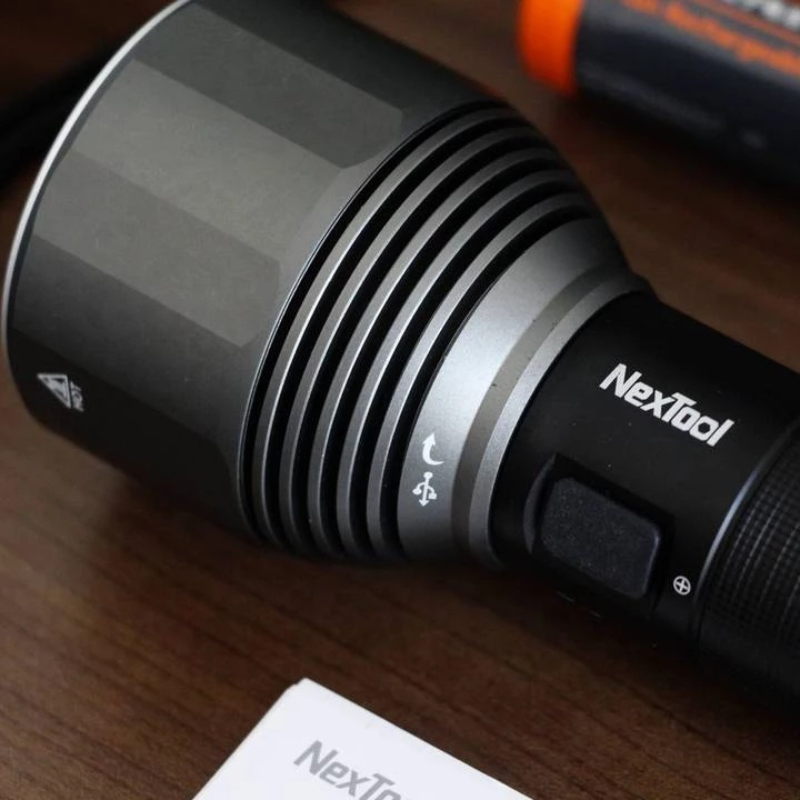 Nextool перезаряжаемые 2000lm 380 м 5 режимов IPX7 водонепроницаемый 5000 мАч светодиодный свет Type-C факел фонарик для кемпинга
