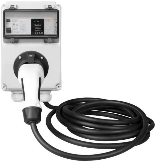 ETEK Ek3 series Ac ev зарядное устройство 22kw 3 фазы быстрого Электрический автомобиль зарядные станции