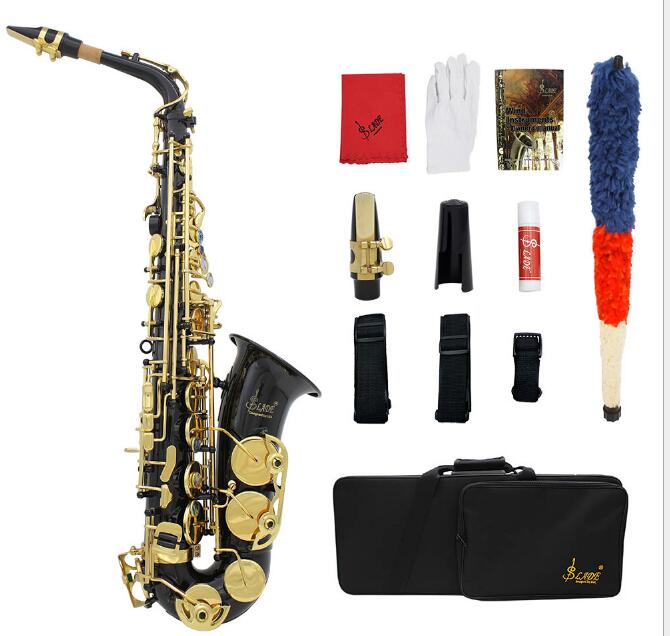 Wind instrument metal finishing alto saxophone for teaching ABC896B