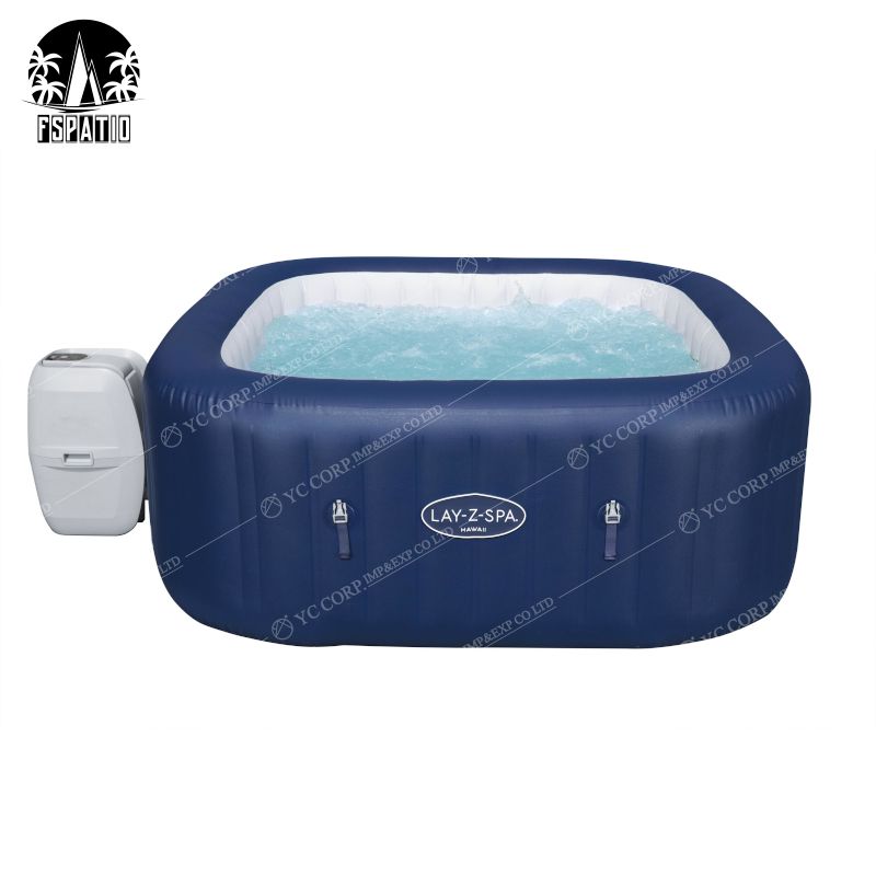 FSPATIO Amazon hot sale Hawaii AirJet Square Hot Tub Spa for 4-6 Person Outdoor spa