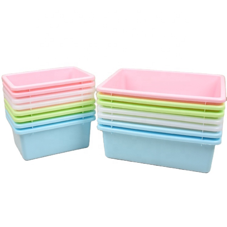 Eco-Friendly Household Storage Box Organizer Multi-Purpose Plastic Hollow Basket New PP Dust-Free Packaging Home Toy Storage