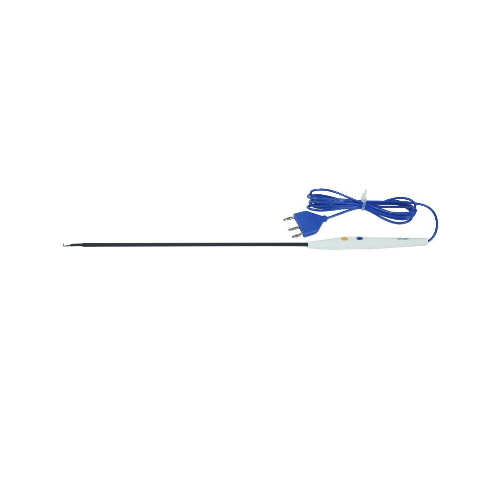 Medical apparatus single use surgical electrode for laparoscopic procedures
