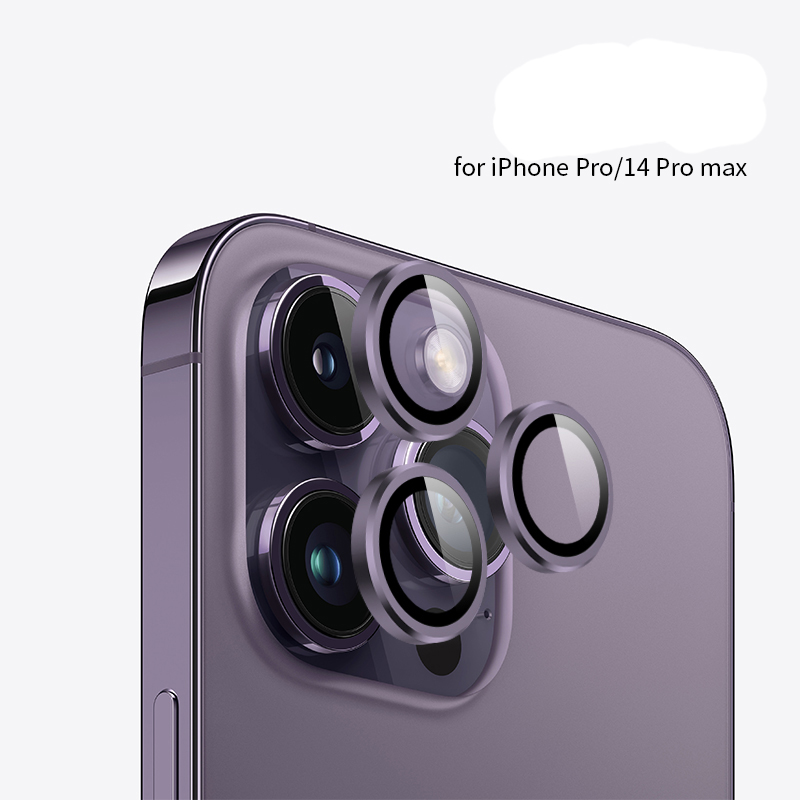 Защитная пленка для объектива камеры для iphone 14 Pro Max для iphone 14 Pro, пленка для объектива 9H, закаленное стекло для защиты экрана, фиолетовый