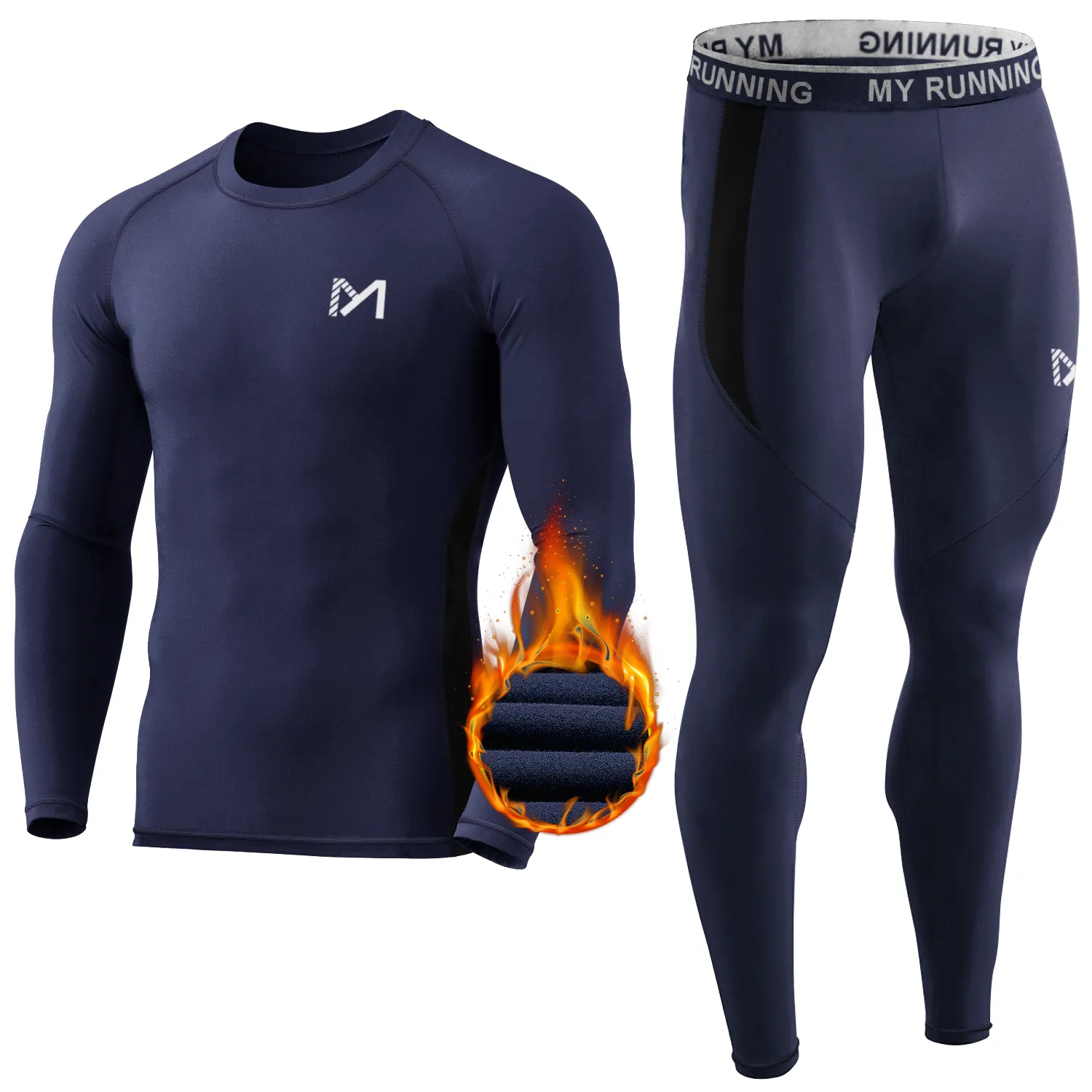 Winter 2 Pieces Super Cozy Thermal Underwear for Men Long Johns Thermal Underwear Sets