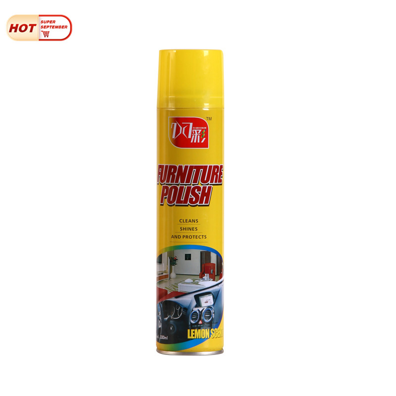 High Quality Furniture Polish Spray Lemon Scent Polish Spray for Home Furniture