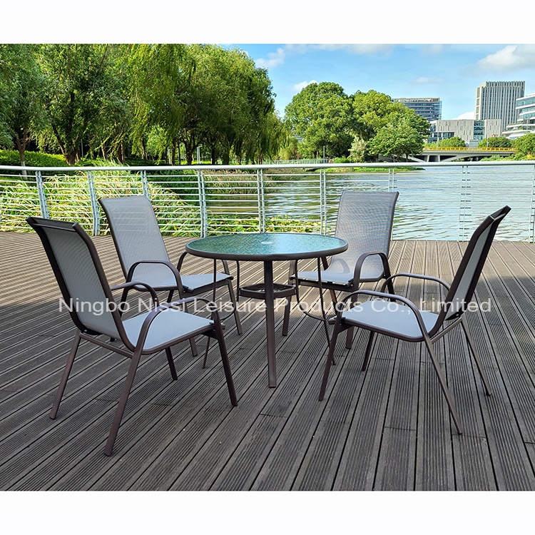 5 Piece Outdoor Dining Patio Garden Furniture Set