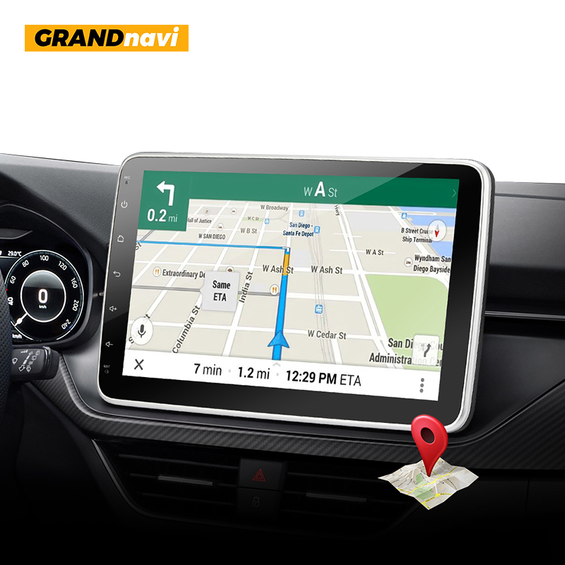 Grand 10 Inch Multi Touch Rotary Screen Univers Carplay DSP Android auto 1Din