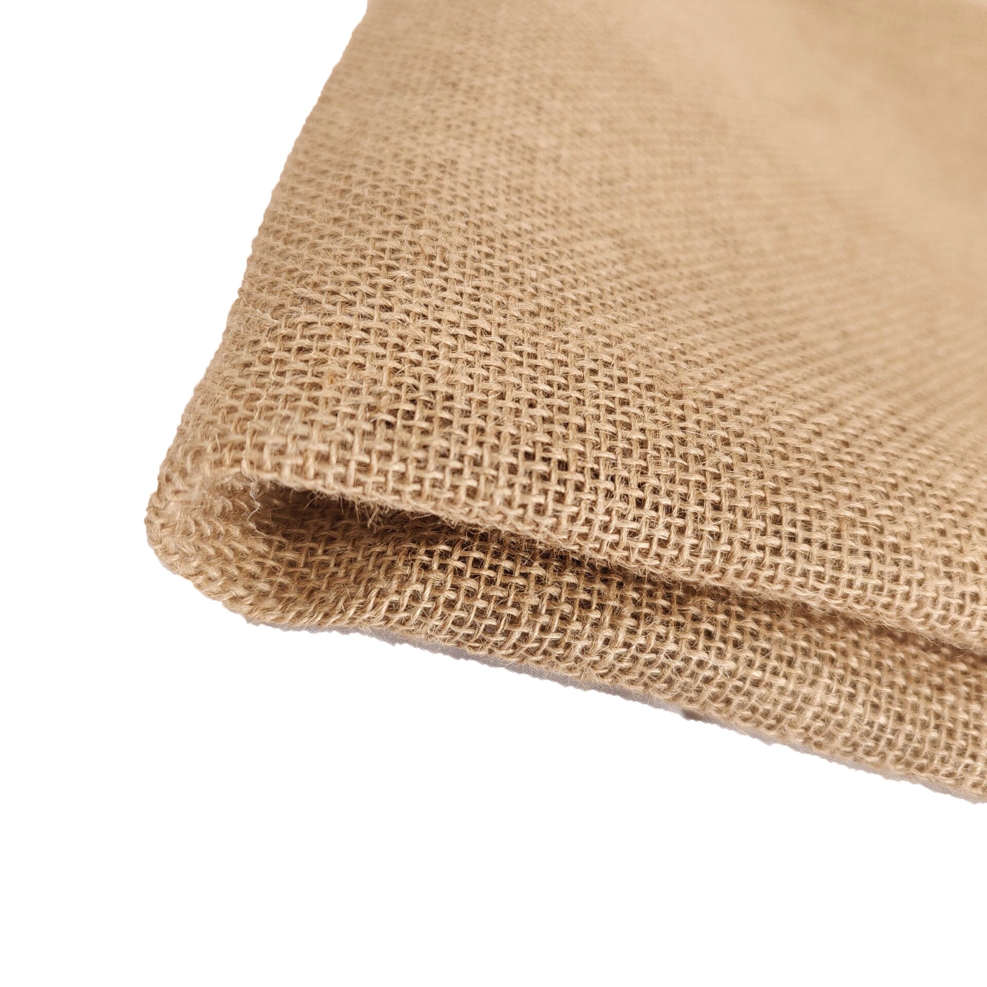 100% Burlap Fabric Woven Jute Fabric Roll for Cover DIY Table Decor