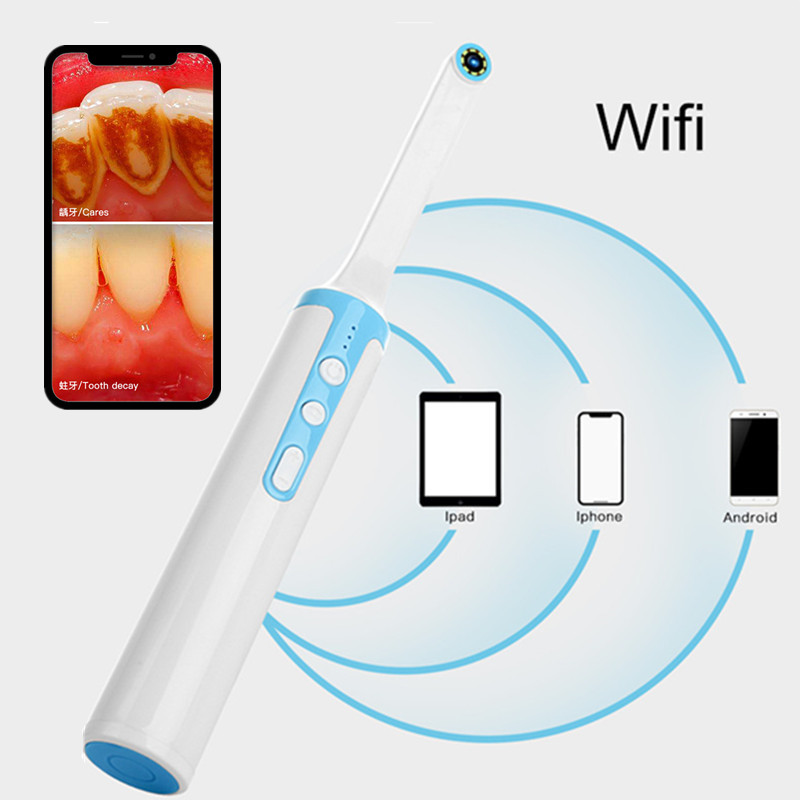 Стоматологическая лаборатория, гигиена полости рта, 2 мегапикселя, wifi, зубная боль, уход за зубами, эндоскопическое зеркало