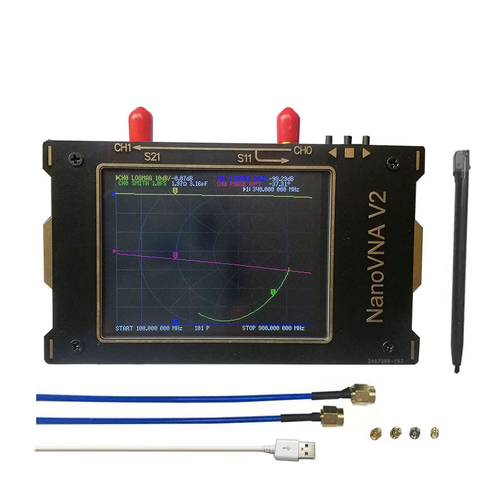 3G S-A-A-2 nanovna V2 вектор сетевой анализатор цифровой нано VNA тестер MF HF VHF Любительская рация USB логический анализатор антенны стоячая волна