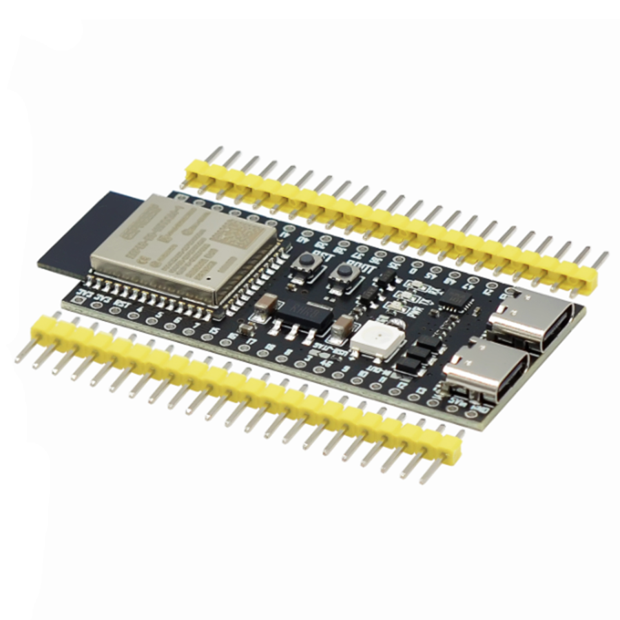 ESP32/ESP32-S3, Wi-Fi + BT Интернет вещей Dual Type-C макетная плата основная плата ESP32-S3-DevKit C N8R2