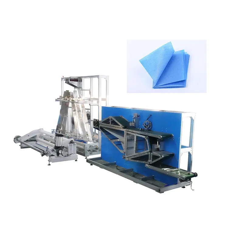Nonwoven Pp Table Cloth Medical Surgical Drapes Disposable Cutting Folding Bed Sheet Machine