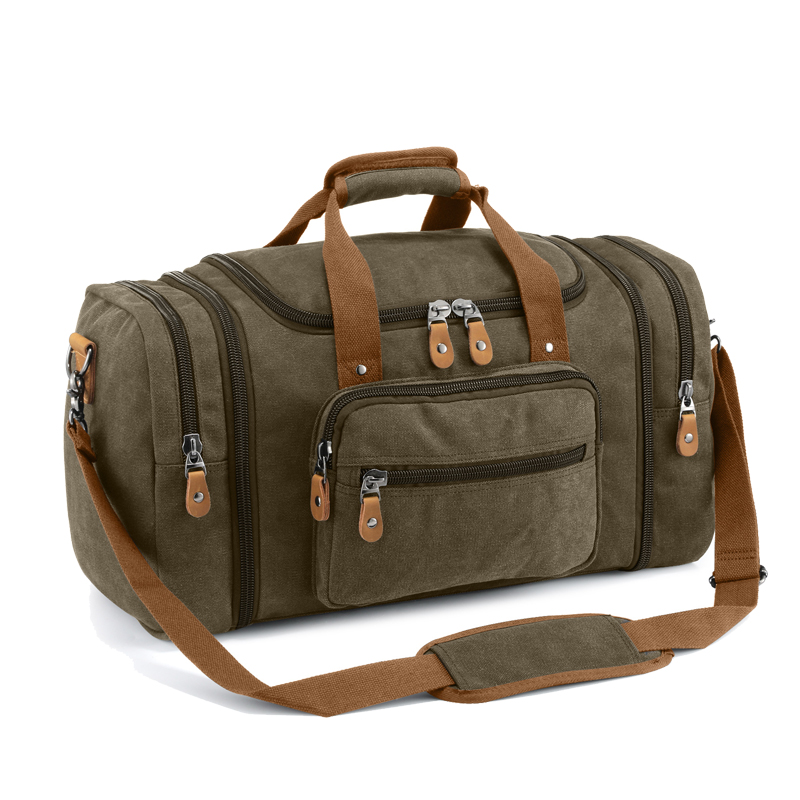 Лидер продаж Винтаж бизнес Открытый путешествия Heavy Duty стирка холст Gym Bag расширяемый ёмкость вещевой мешок для мужчин