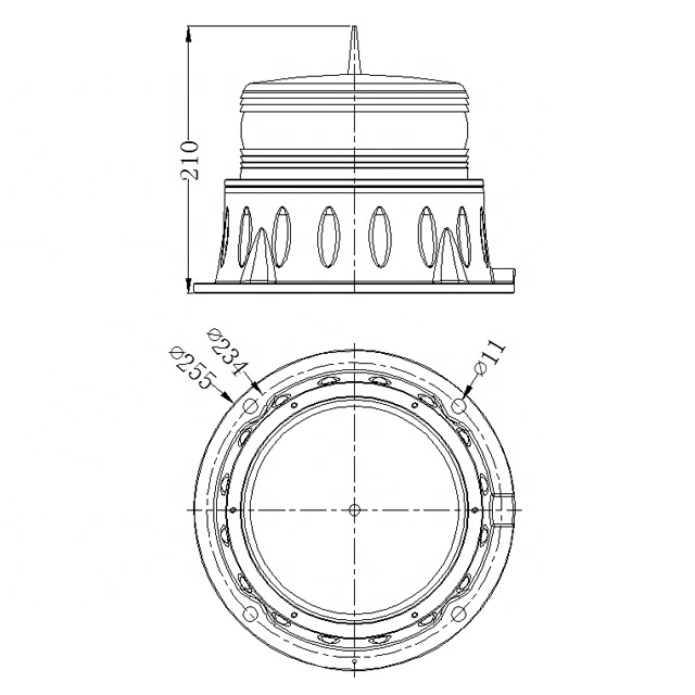 Solar Powered Led Aviation Obstruction Lantern