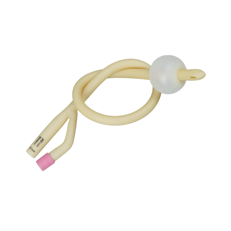 Adult two way latex foley catheter