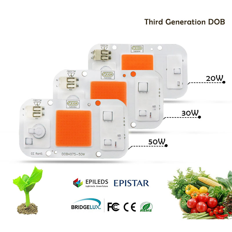 Shenzhen Outdoor Diy Led Flood Light Cob Led Chip 20W 30W 50W 220V High Power Led Chip