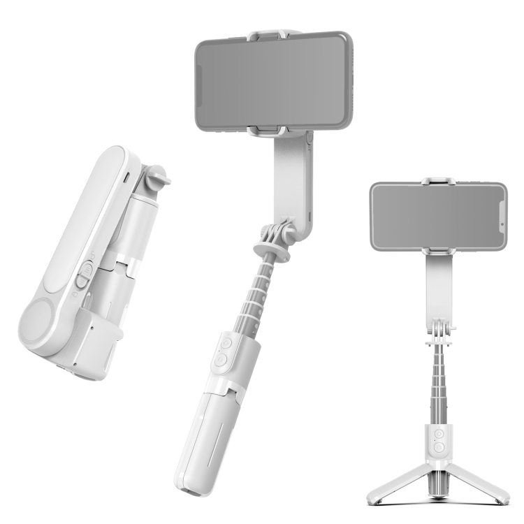Dropshipping Wholesale L09 Mini Folding Fill Light Gimbal Stabilizer Tripod Handheld Stabilizer Solo for Smartphone