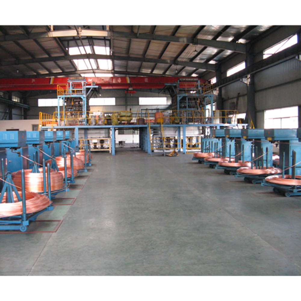 Copper rod energy saving upward casting machine copper rod production line equipment