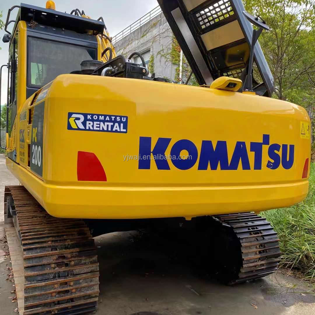 Гусеничный экскаватор komatsu PC200 б/у, японский двигатель PC 200