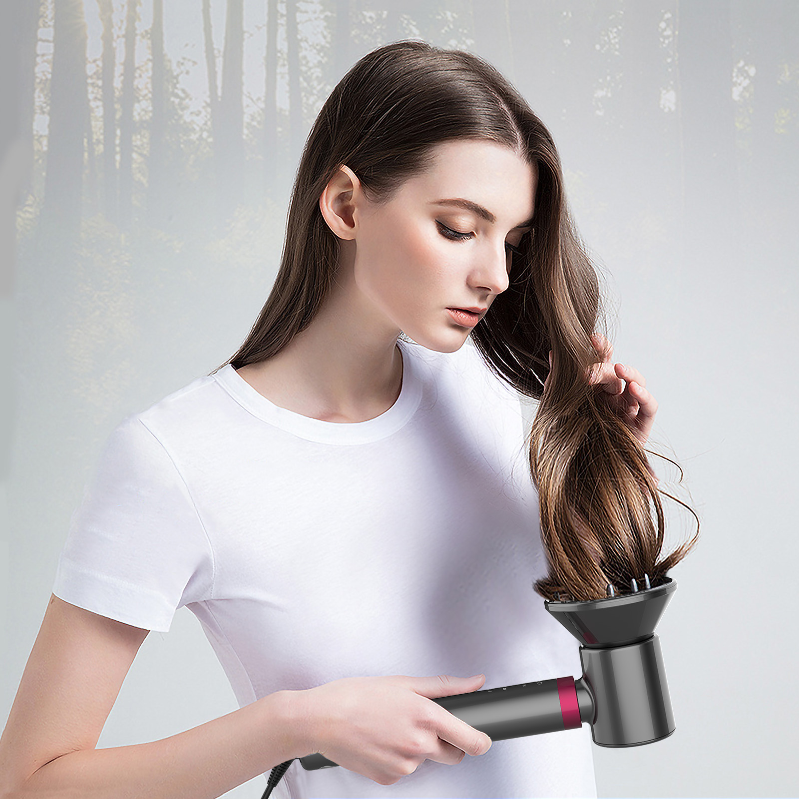 Air Beauty Muti-Function Cold And Hot Air Negative Ion Hair Dryer And Styler