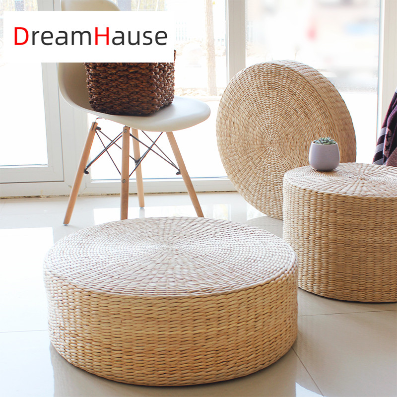 Dreamhause на открытом воздухе комнатные тапочки в японском стиле татами медитация, играющий ручной работы натуральные травы подушки стул