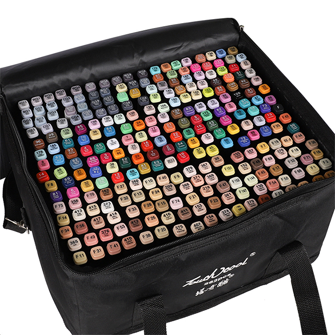Factory Outlet En-71 CE Art Paint Permanent Colorful Double Ended Alcohol Graphic Marker Pens Set For Animation Design