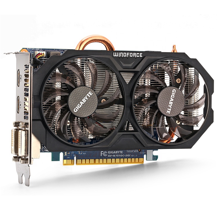 Б/у видеокарта GeForce GTX 750Ti 2 ГБ GDDR5 PC